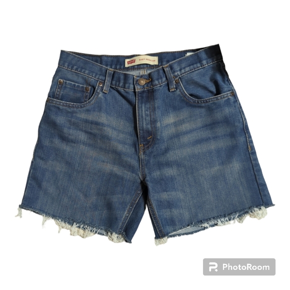 Levi's Blue Jean Shorts for Women - Picture 2 of 8